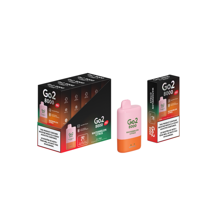 Go2 8000 Disposable Watermelon Citrus 35mg/mL