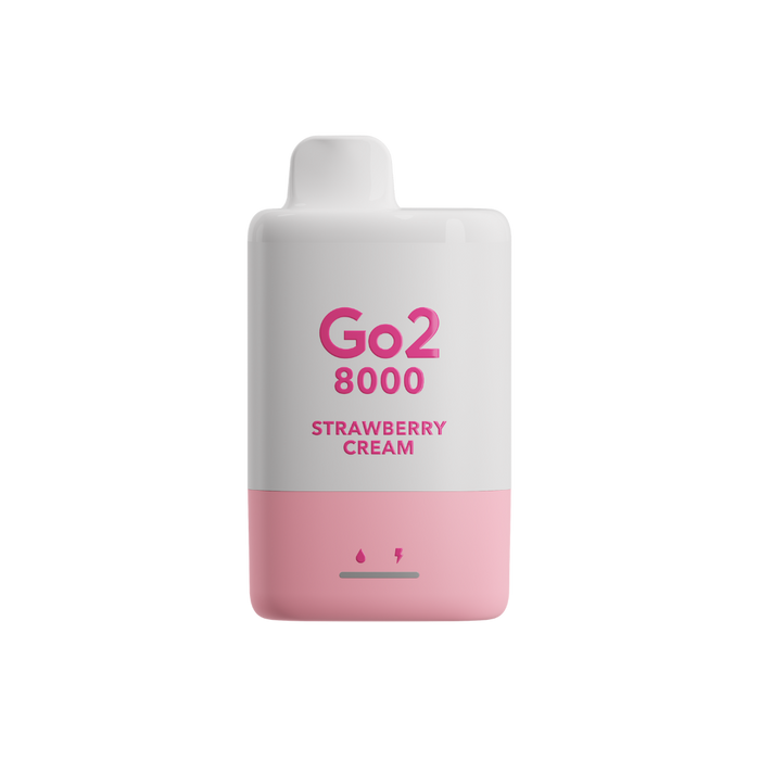 Go2 8000 Disposable Strawberry Cream 35mg/mL