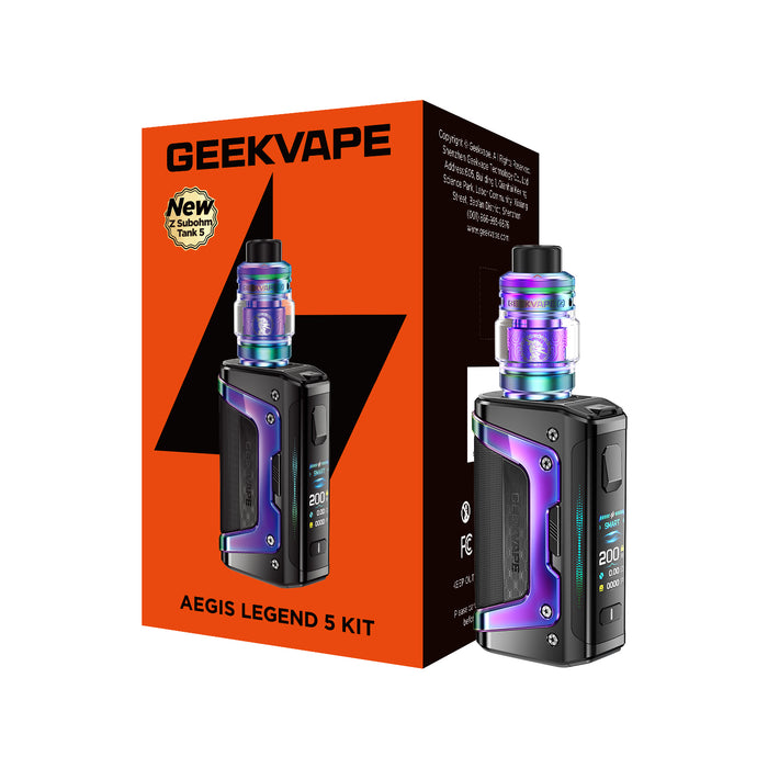 Geekvape Aegis Legend 5 Mod with Z Sub-Ohm Tank 5 Atomizer 5.5/7ml