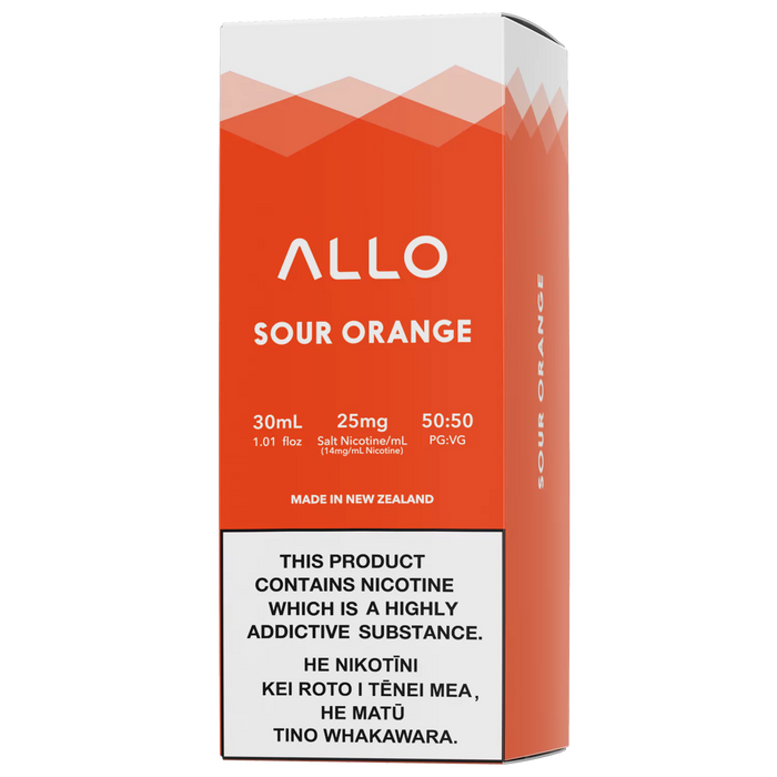Allo E-Liquid - Sour Orange (PKA  Grapefruit)