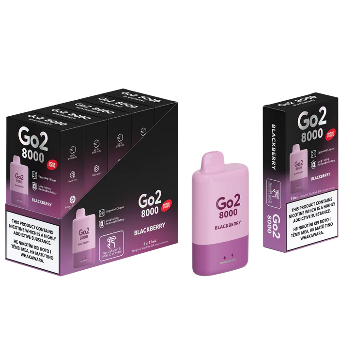 Go2 8000 Disposable Blackberry Sensation 35mg/mL